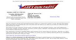 Desktop Screenshot of leesgunparts.com